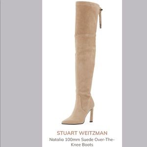 Stuart Weitzman Natalia OTK tan boot